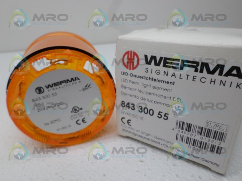 WERMA 84330055 ORANGE LED LIGHT ELEMENT NSMP