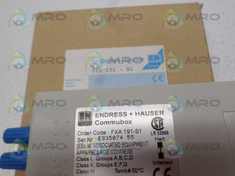 ENDRESS+HAUSER COMMUBOX FXA131-S1 HART INTERFACE NSMP