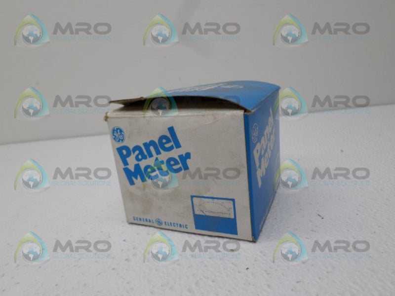 GENERAL ELECTRIC 50-250240LSNG1 PANEL METER 0-20 AC AMPS NSMP