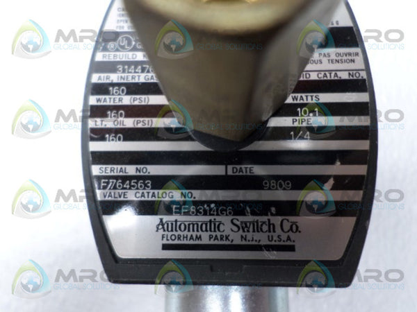 ASCO F764563 SOLENOID VALVE 110/120V UNMP