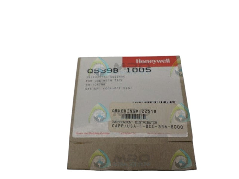 HONEYWELL Q539B1005 THERMOSTAT SUBBASE NSMP