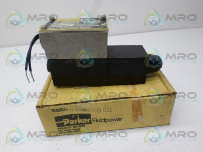 PARKER D1W20BD31 DIRECTIONAL CONTROL VALVE NSMP