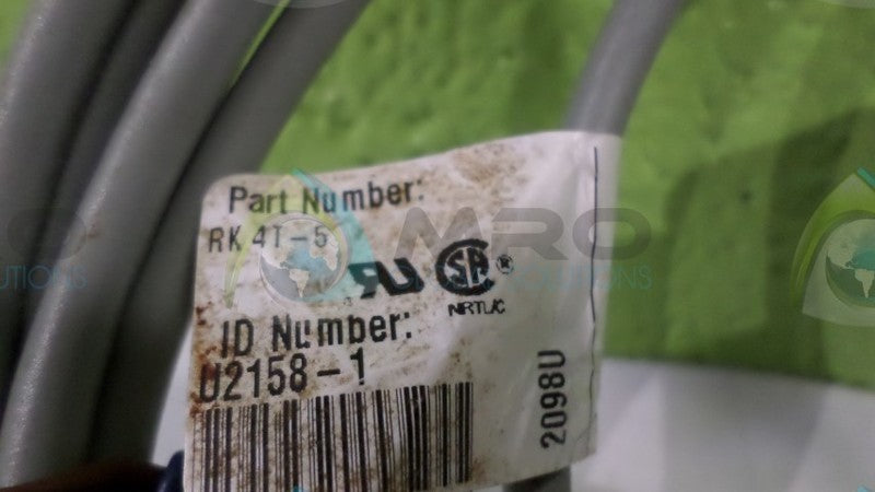 TURCK RK-4T-5 CONNECTOR UNMP