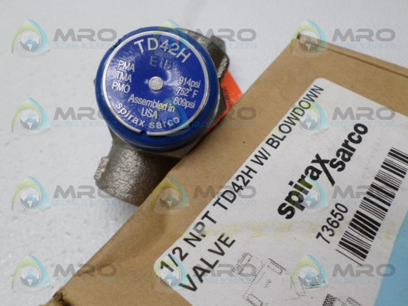 SPIRAX SARCO 73650 TD42H STEAM TRAP 1/2" NSMP