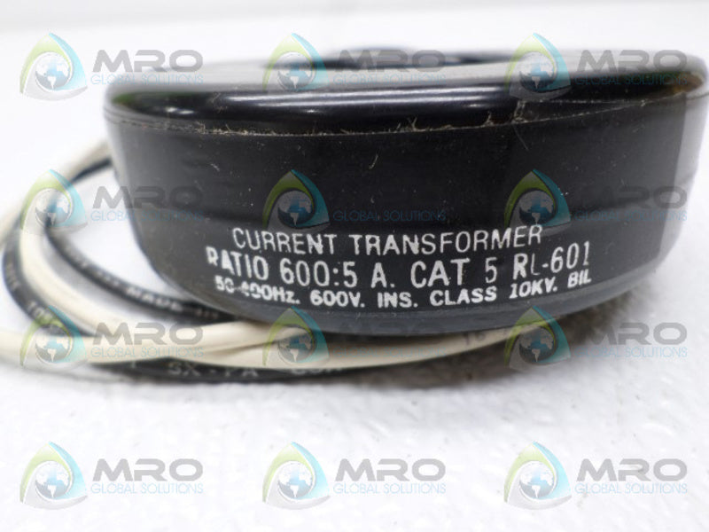 EIL INSTRUMENTS 5RL-601 CURRENT TRANSFORMER NSNP