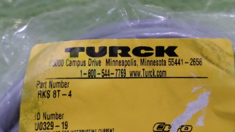 TURCK PKS-8T-4 CONNECTOR NSNP IN BAG