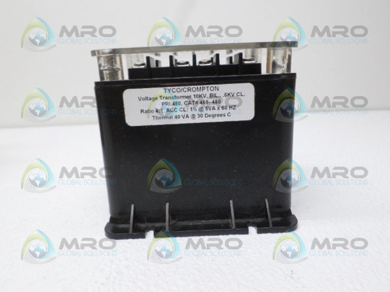 CROMPTON 469-480 VOLTAGE TRANSFORMER NSMP