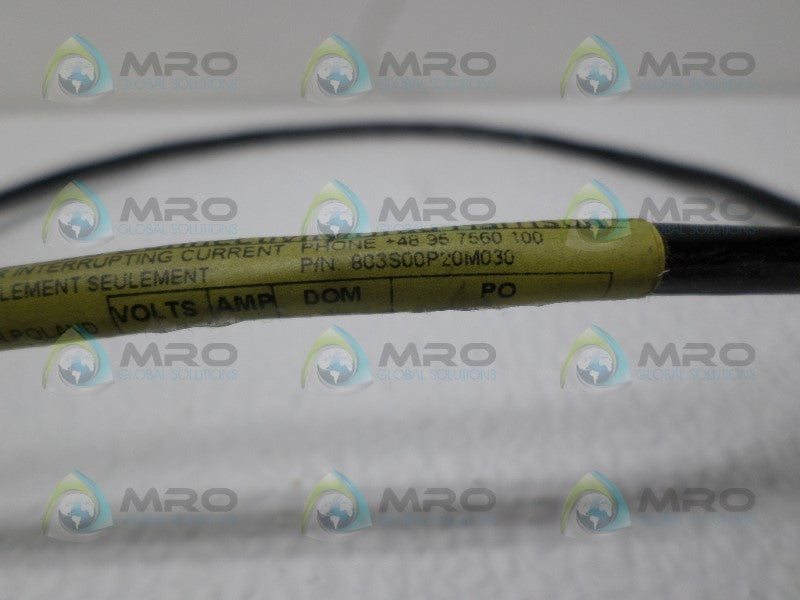 DANIEL WOODHEAD 803S00P20M030 CABLE CONNECTOR UNMP