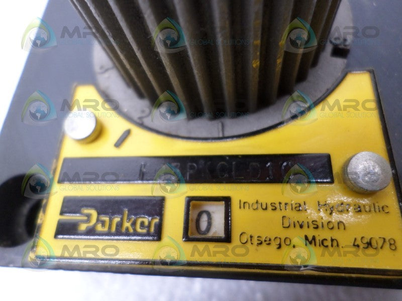 PARKER FG3PKCLD10 FLOW CONTROL VALVE NSNP