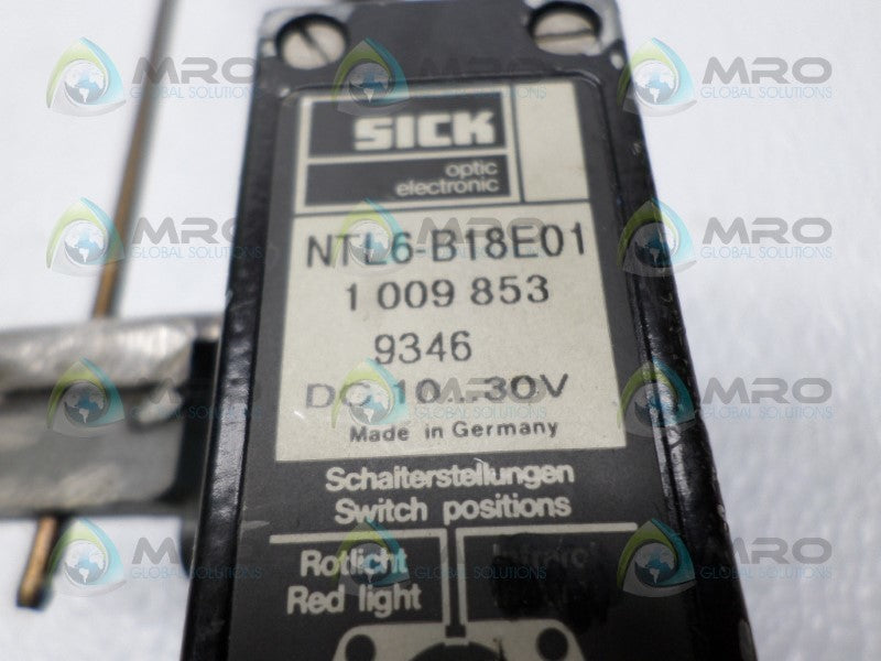 SICK NTL6-B18E01 PHOTOELECTRIC SENSOR UNMP