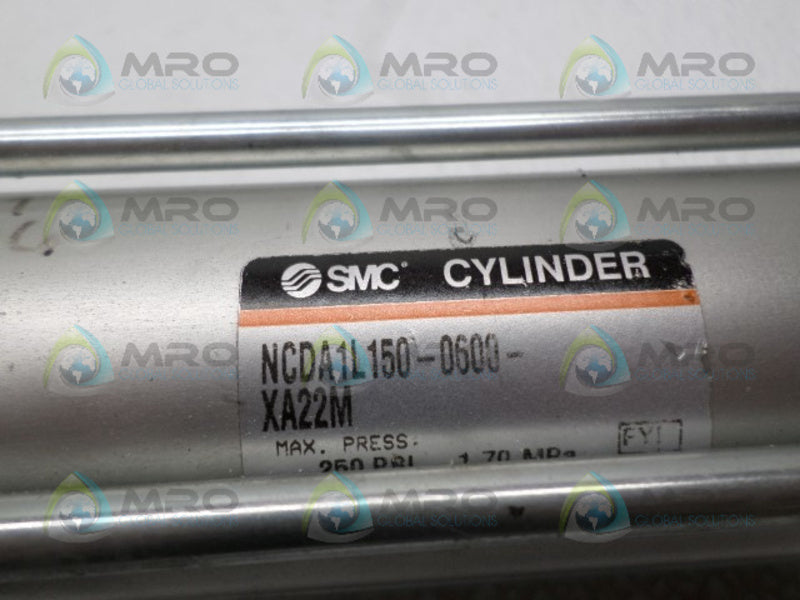SMC NCDA1L150-0600-XA22M PNEUMATIC CYLINDER UNMP
