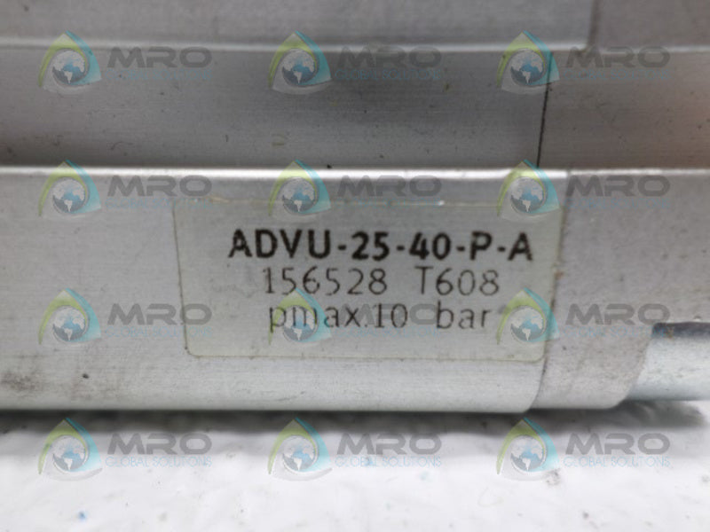 FESTO ADVU-25-40-P-A PNEUMATIC CYLINDER UNMP