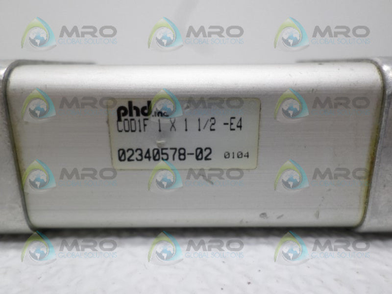 PHD C0D1F1X1-1/2-E4 PNEUMATIC CYLINDER NSNP