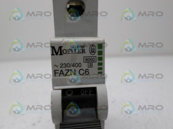 KLOCKNER MOELLER FAZN-C6 CIRCUIT BREAKER 6A UNMP