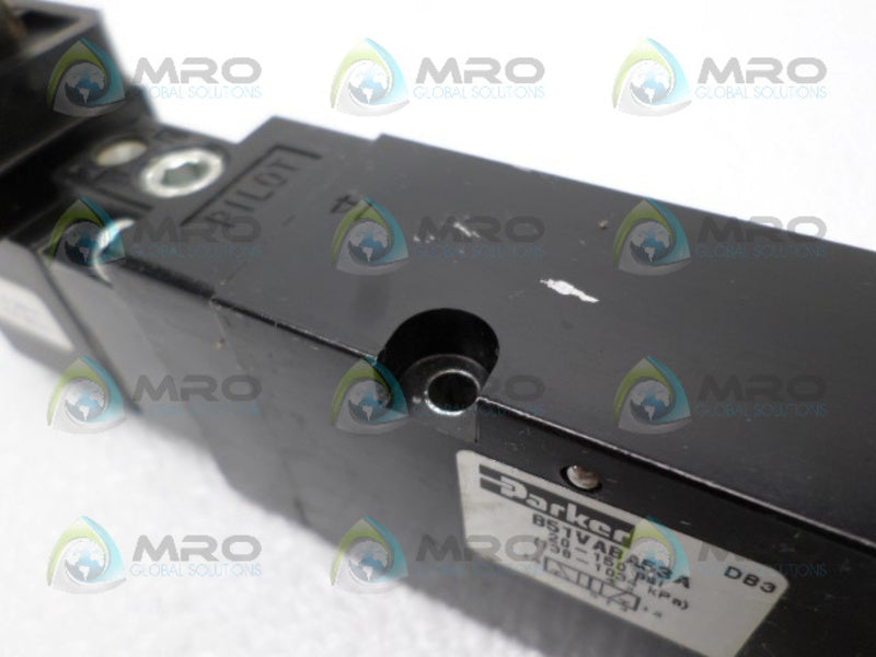 PARKER B51VABA53A SOLENOID VALVE UNMP
