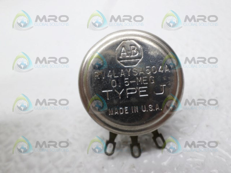 INDUSTRIAL SPARE PART RV4LAYSA504A POTENTIOMETER 0.5 MEG OHMS UNMP