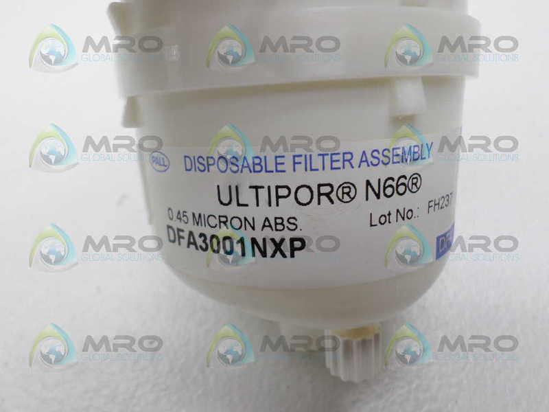 PALL DFA3001NXP DISPOSABLE FILTER ASSEMBLY NSNP