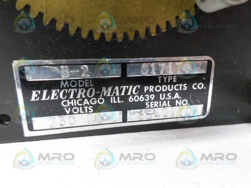 ELECTRO-MATIC B-2 017174 UNMP