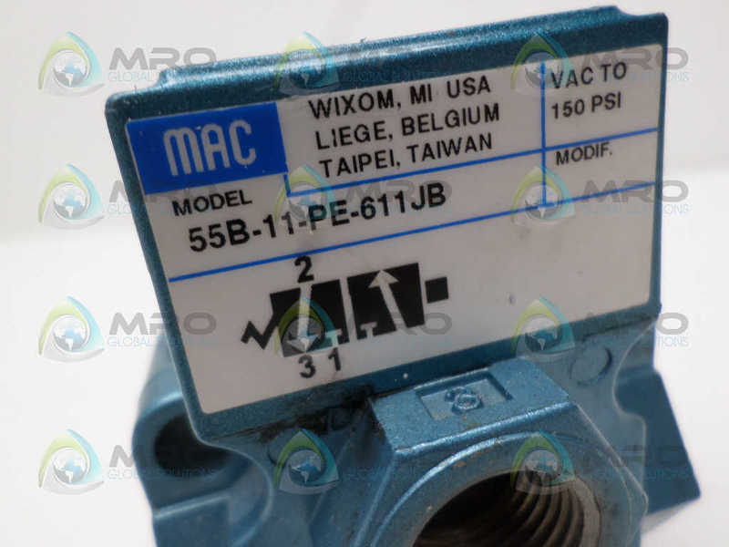 MAC 55B-11-PE-611JB (AS PICTURED) UNMP