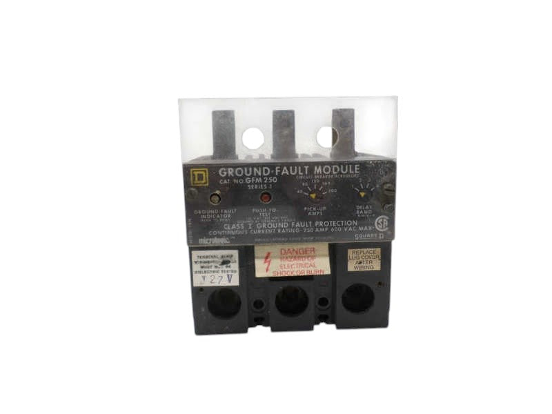 SQUARE D GFM250 GROUND FAULT MODULE UNMP