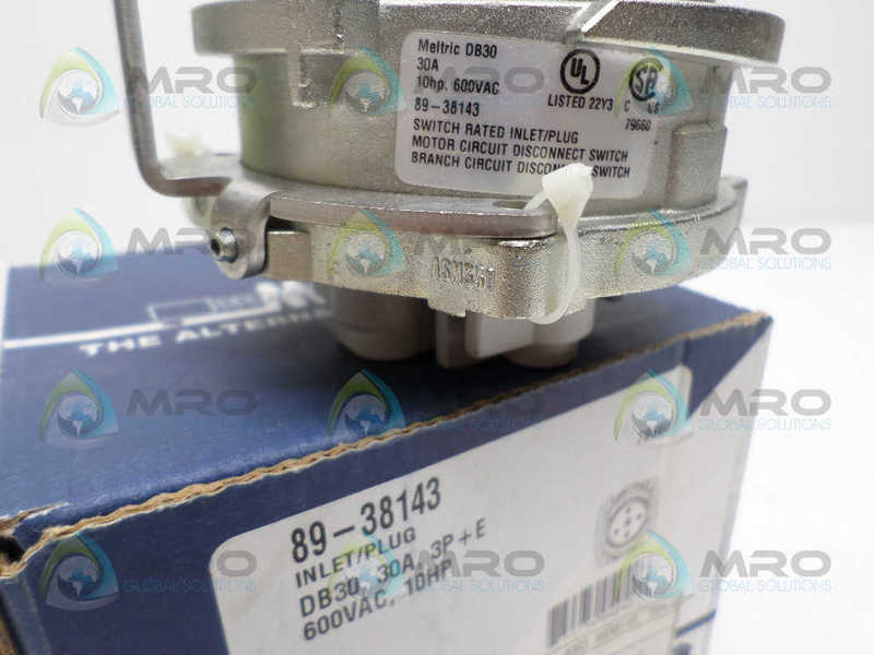 MELTRIC 89-38143 INLET/PLUG *NEW IN BOX*