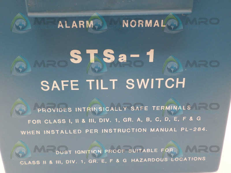 MILLITRONICS STSa-1 SAFE TILT SWITCH UNMP