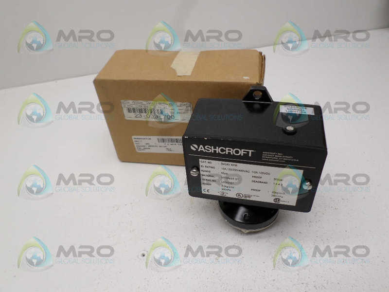 ASHCROFT B424VXFM PRESSURE SWITCH 60 PSI NSMP
