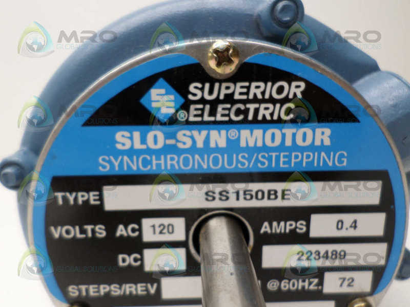 SUPERIOR ELECTRIC SS150BE SLO-SYN MOTOR NSNP