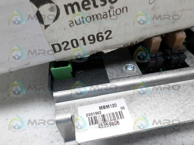 METSO D201962 MBM120 MODULE RACK NSMP