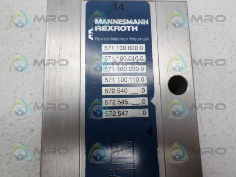 REXROTH 5725455280 PNEUMATIC DIRECTIONAL VALVE NSNP