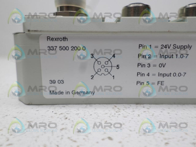 REXROTH 3375002000 FIELD BUS MODULE NSNP