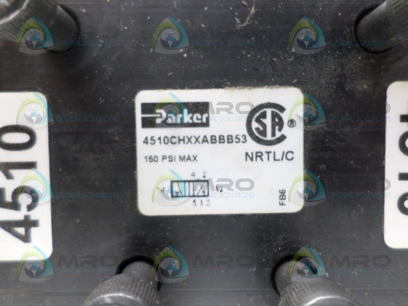 PARKER 4510CHXXABBB53 SOLENOID VALVE NSNP