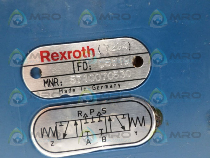 REXROTH 5710070530 SOLENOID VALVE NSNP