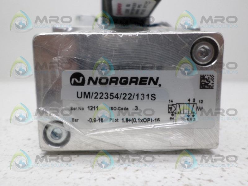 NORGREN UM/22354/22/131S SOLENOID VALVE NSNP