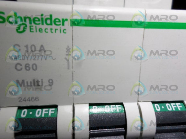 SCHNEIDER MULTI9 C10AC60 CIRCUIT BREAKER 10A NSNP