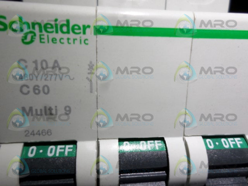 SCHNEIDER MULTI9 C10AC60 CIRCUIT BREAKER 10A NSNP