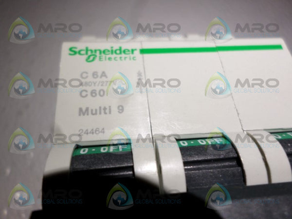SCHNEIDER MULTI9 C6AC60 CIRCUIT BREAKER 6A NSNP