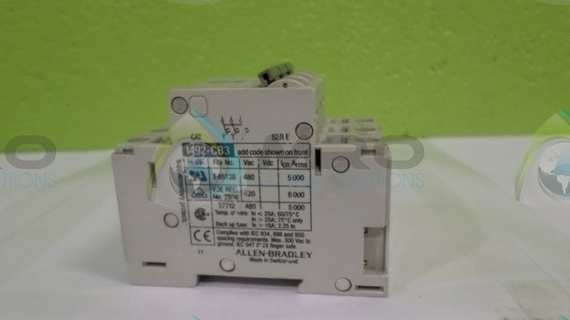 ALLEN BRADLEY H400 CIRCUIT BREAKER UNMP