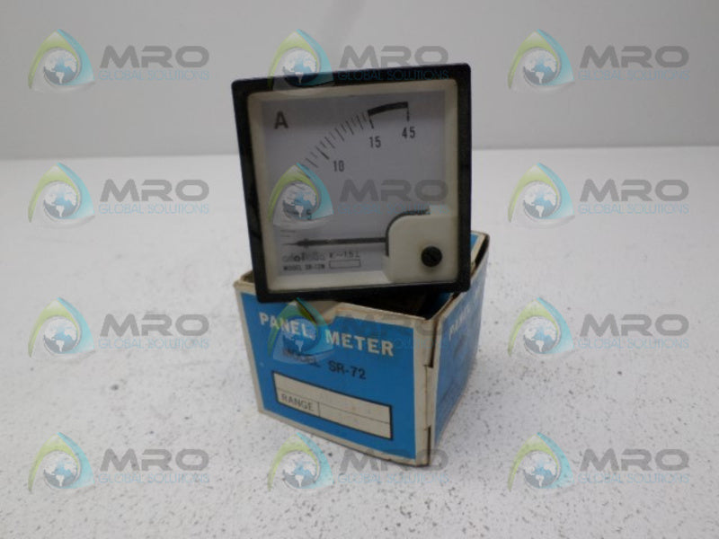 ASIA-ITALIA SR-72 PANEL METER 0-45A NSMP