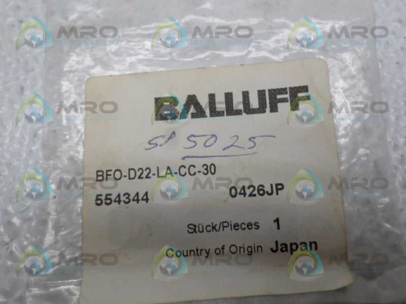 BALLUFF BFO-D22-LA-CC-30 PROXIMITY SENSOR NSNP