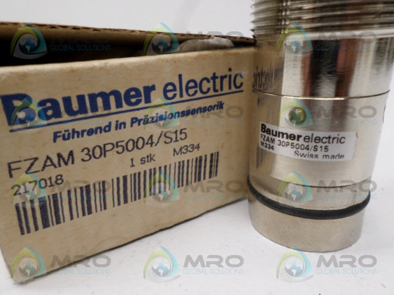 BAUMER FZAM30P5004/S15 PROXIMITY SENSOR NSMP