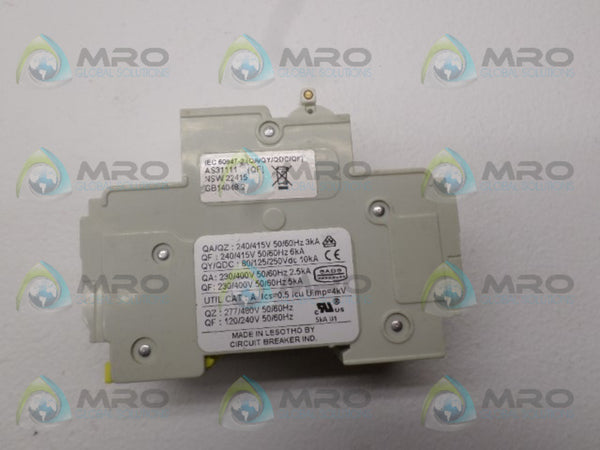 CBI QZD38220 CIRCUIT BREAKER 20A NSNP
