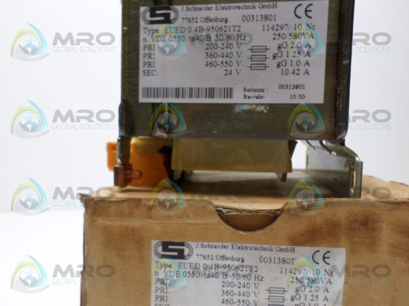 J.SCHNEIDER EUED0.4B-950621T2 TRANSFORMER NSMP