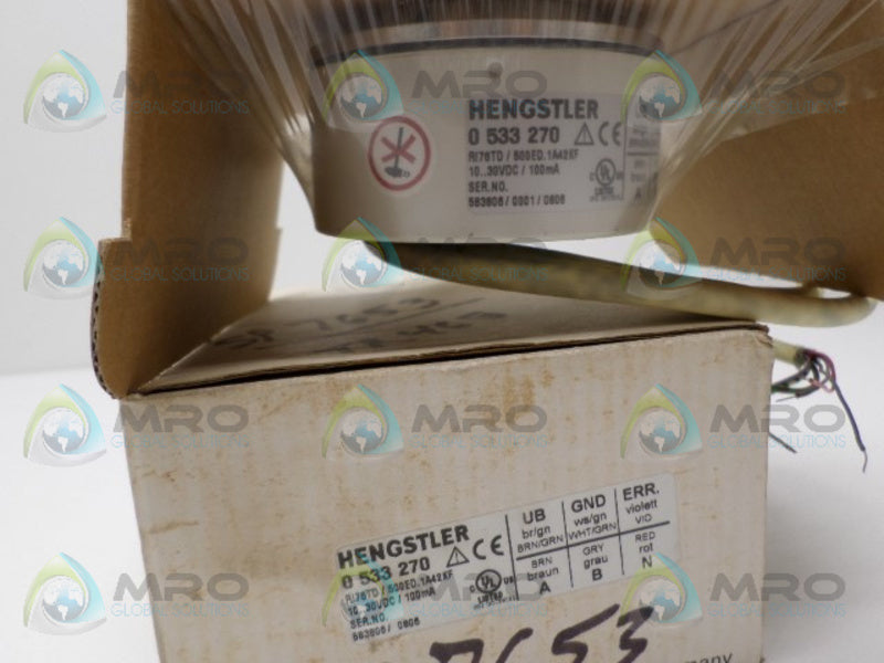 HENGSTLER 0533270 RI76TD/500ED.1A42KF INCREMENTAL ENCODER NSMP