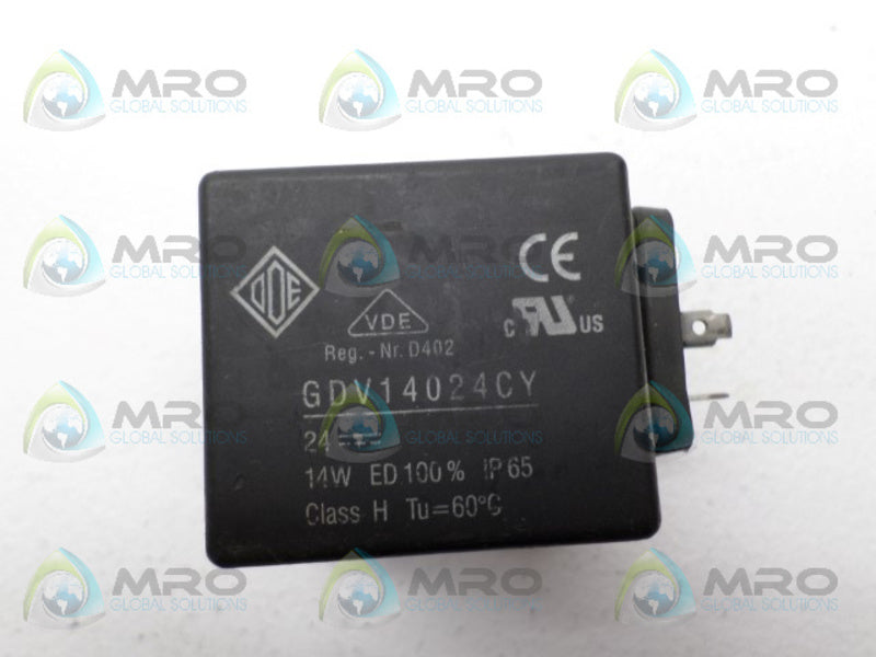 GRANZOW GH24DC SOLENOID COIL 24VDC UNMP
