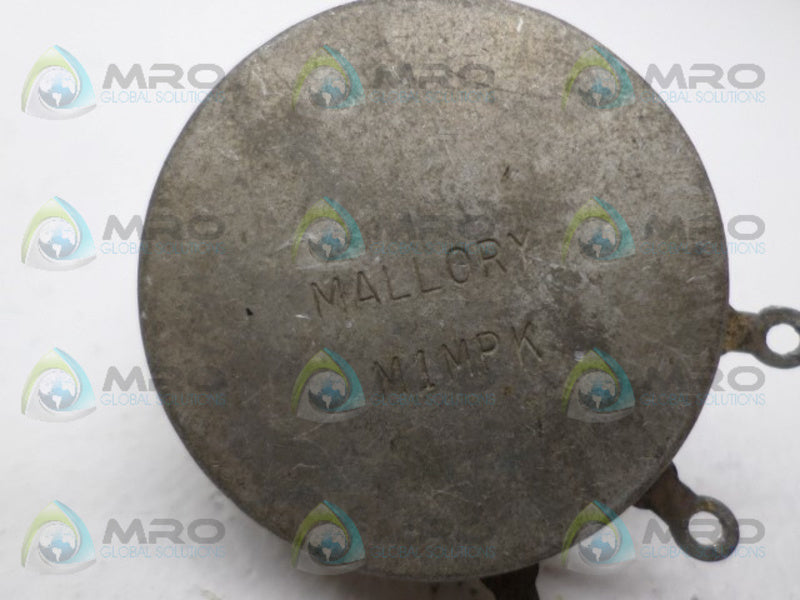 MALLORY M1MPK POTENTIOMETER 1K OHMS UNMP