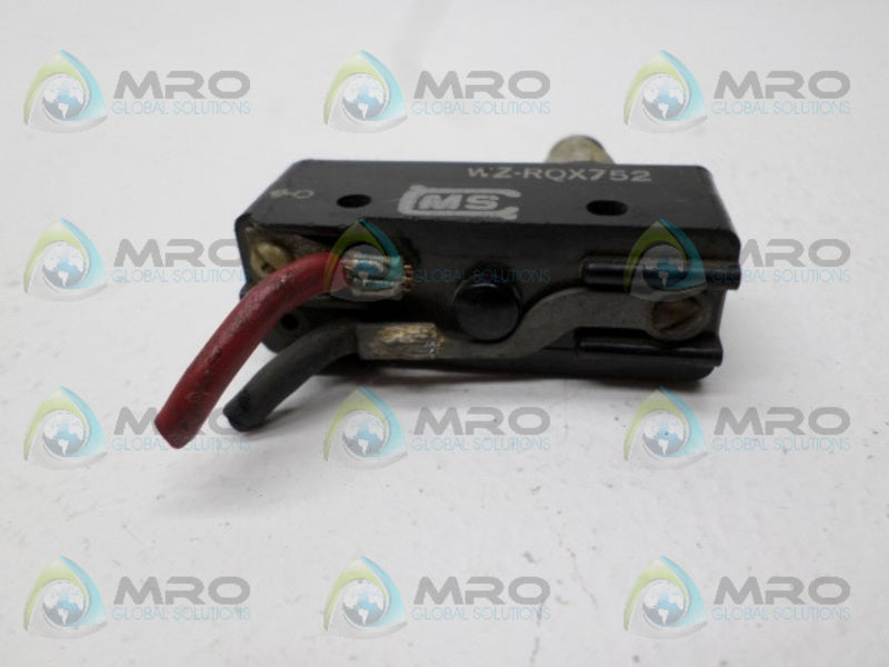 MICRO SWITCH WZ-RQX752 LIMIT SWITCH UNMP