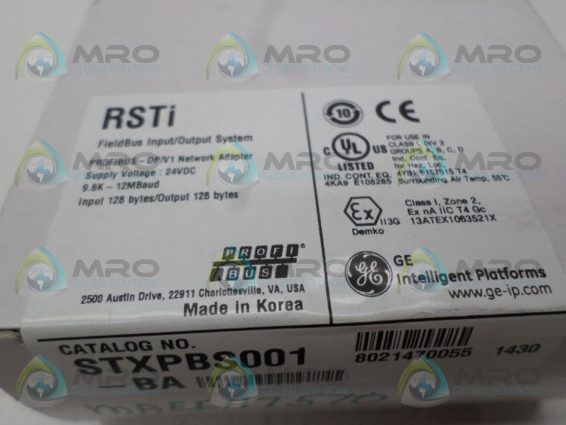GE FANUC STXPBS001-BA FIELDBUS I/O SYSTEM NSFS
