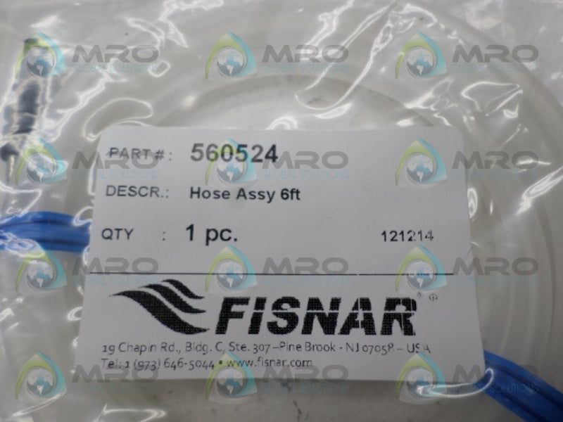FISNAR 560524 HOSE ASSEMBLY 6FT NSMP