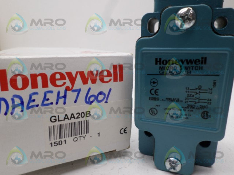 HONEYWELL GLAA20B LIMIT SWITCH NSMP
